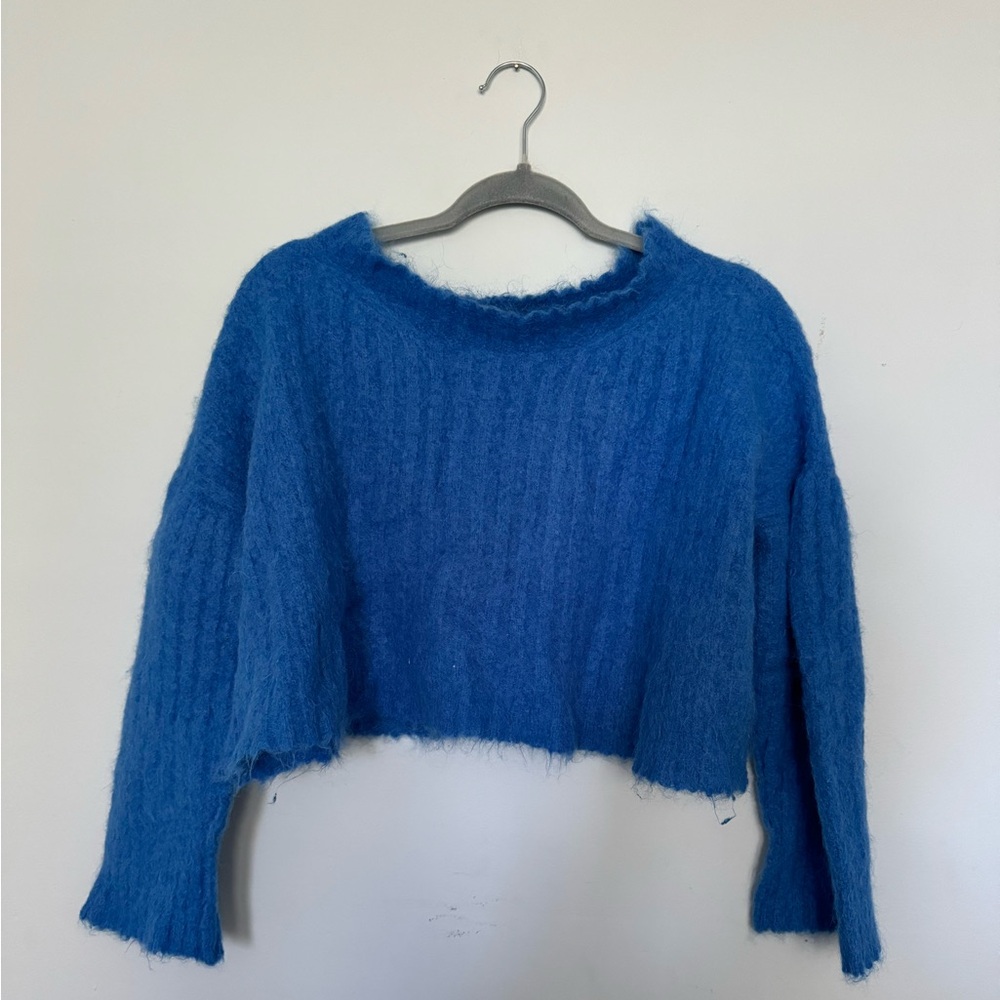 Free People Alpaca cropped Sweater